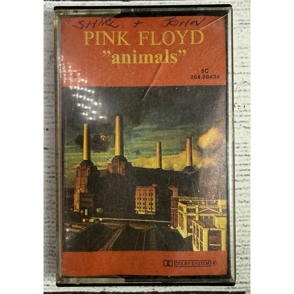 Pink Floyd Animals Cassette Tape Harvest 5C‎ 264.98434 EEC Holland 1977 Dolby